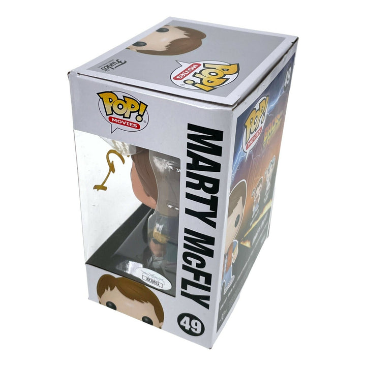 Michael J. Fox Autographed Back to the Future Funko Pop #49 Marty McFly JSA COA