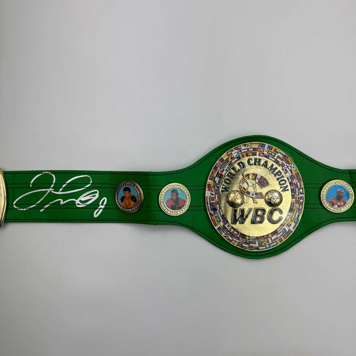 Autographed/Signed Floyd Mayweather Jr. WBC Championship Belt JSA COA