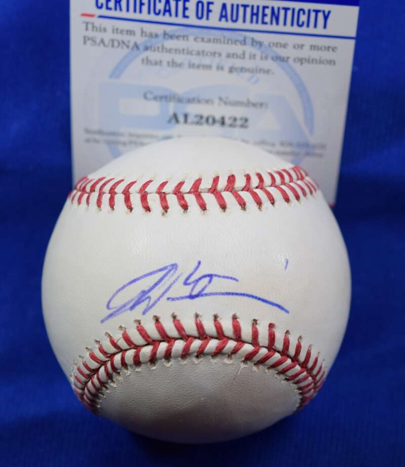 Dontrelle Willis PSA DNA Coa Autograph Major League OML Signed Baseball