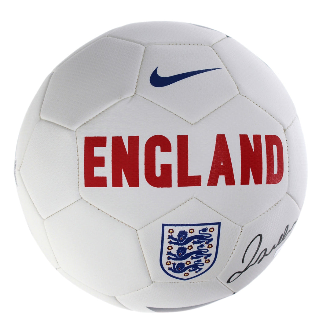 David Beckham Autographed England Team Soccer Ball Panini COA Signed Futbol