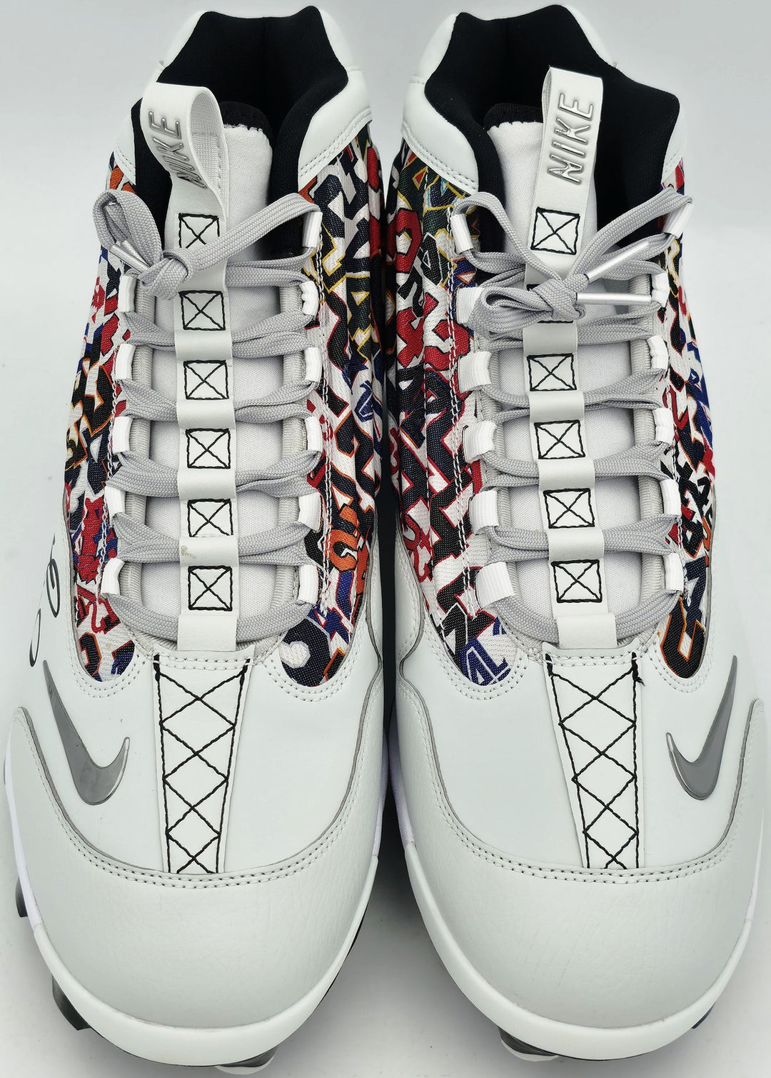 Ken Griffey Jr Auto White Nike Griffey 2 Mcs Jackie Robinson Day Baseball Cleats