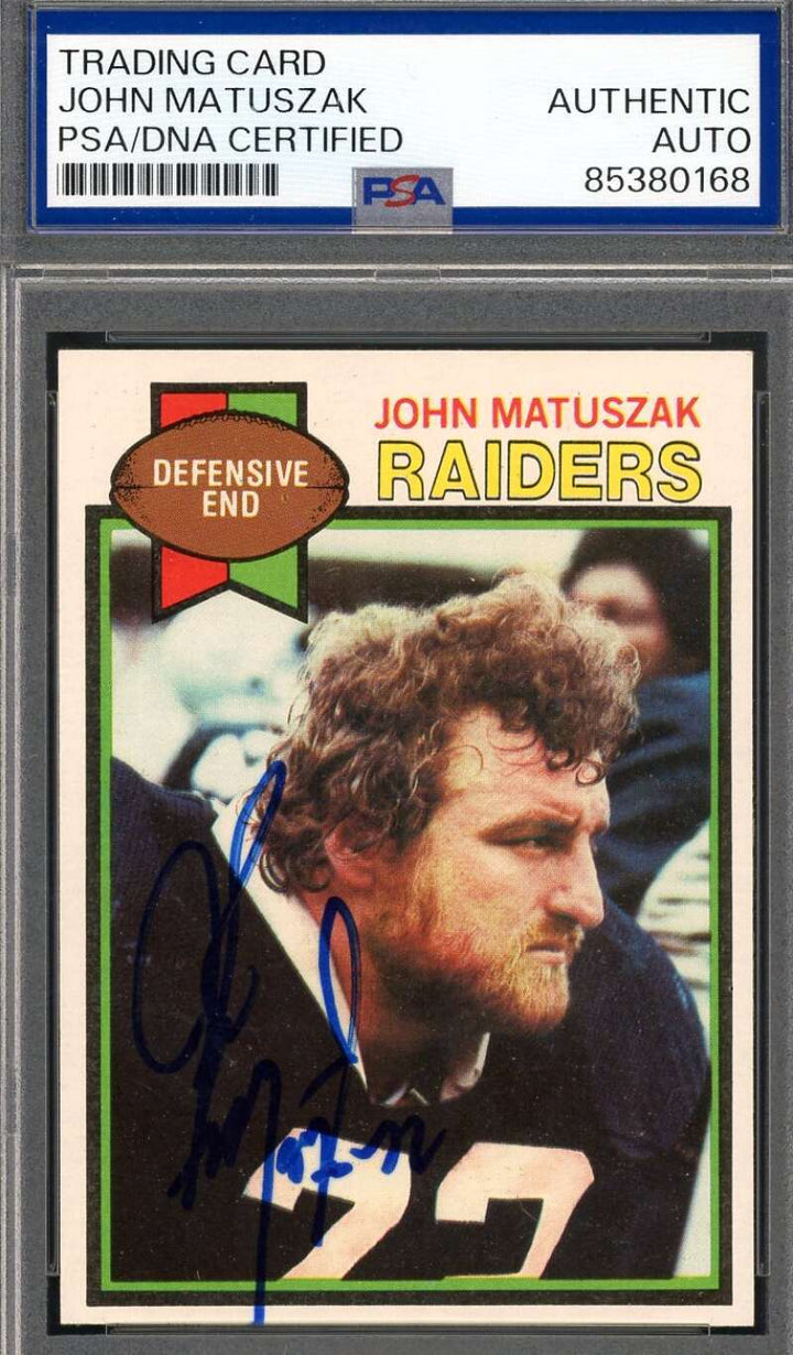 John Matuszak PSA DNA Autograph 1979 Topps Signed Raiders