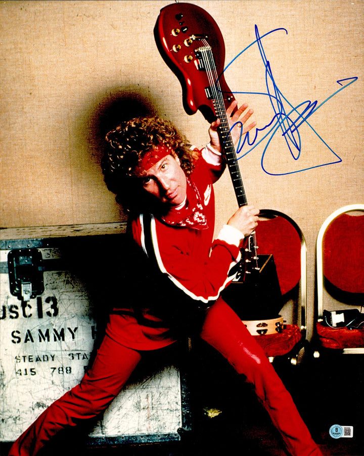 Sammy Hagar Autographed Signed 16x20 Photo Beckett BAS QR #BS30369