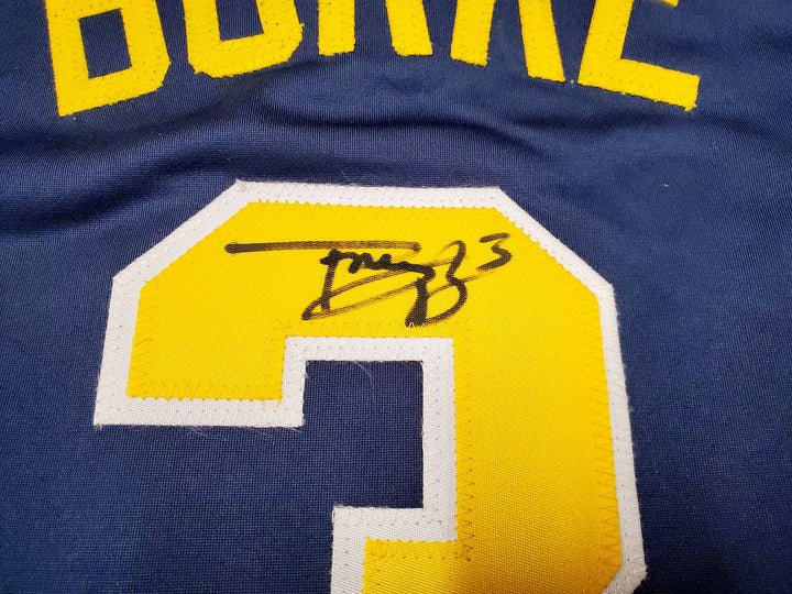Michigan Wolverines Trey Burke Autographed Signed Blue Jersey PSA/DNA