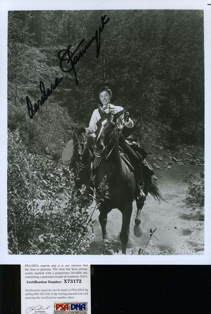 Barbara Stanwyck PSA DNA Coa Hand Signed 8x10 Photo Autograph