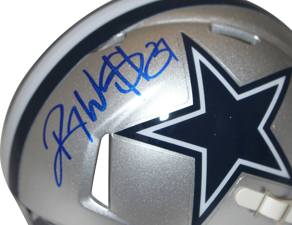 Roy Williams Autographed Dallas Cowboys Speed Mini Helmet Beckett 37355