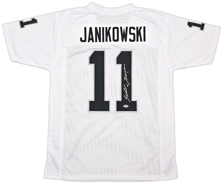 Oakland Raiders Sebastian Janikowski Signed White Jersey PSA/DNA