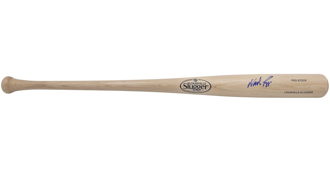 Wade Boggs Signed Blonde L Slugger Pro Stock Baseball Bat Red Sox Beckett Wit