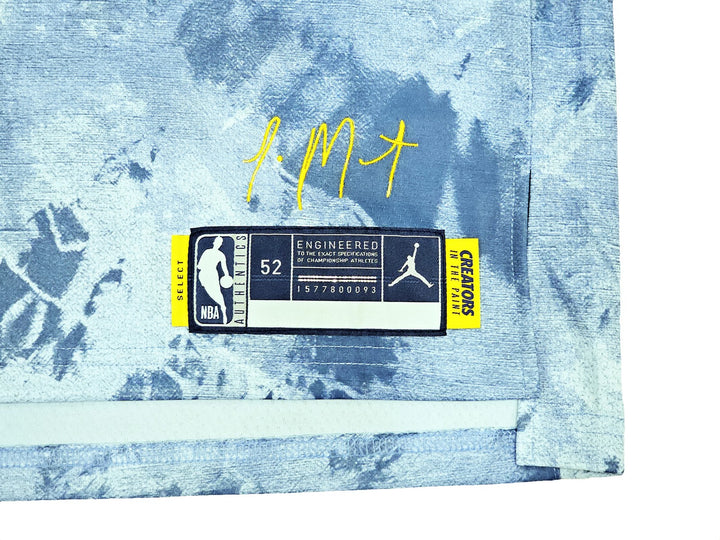 Grizzlies Ja Morant Auto Blue Jordan Creators The Paint Select Jersey 52 BAS