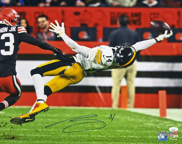 George Pickens Autographed Signed 16x20 Photo Pittsburgh Steelers JSA