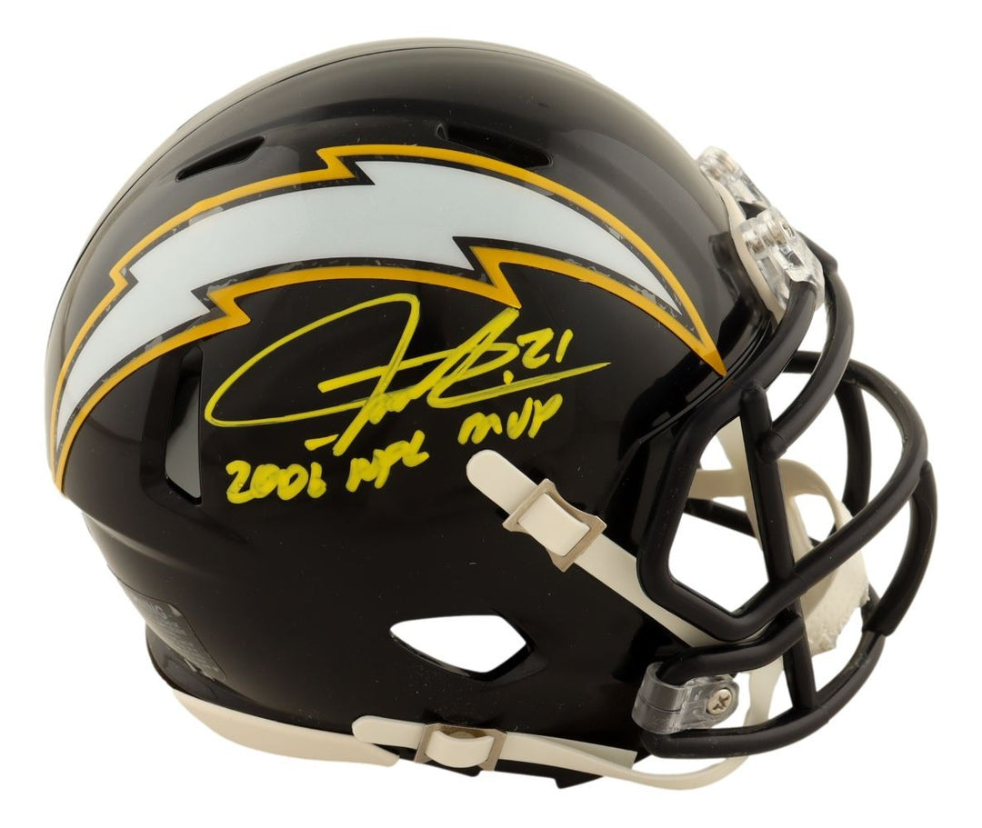 LaDainian Tomlinson Signed San Diego Chargers Mini Speed Helmet 2006 NFL MVP BAS