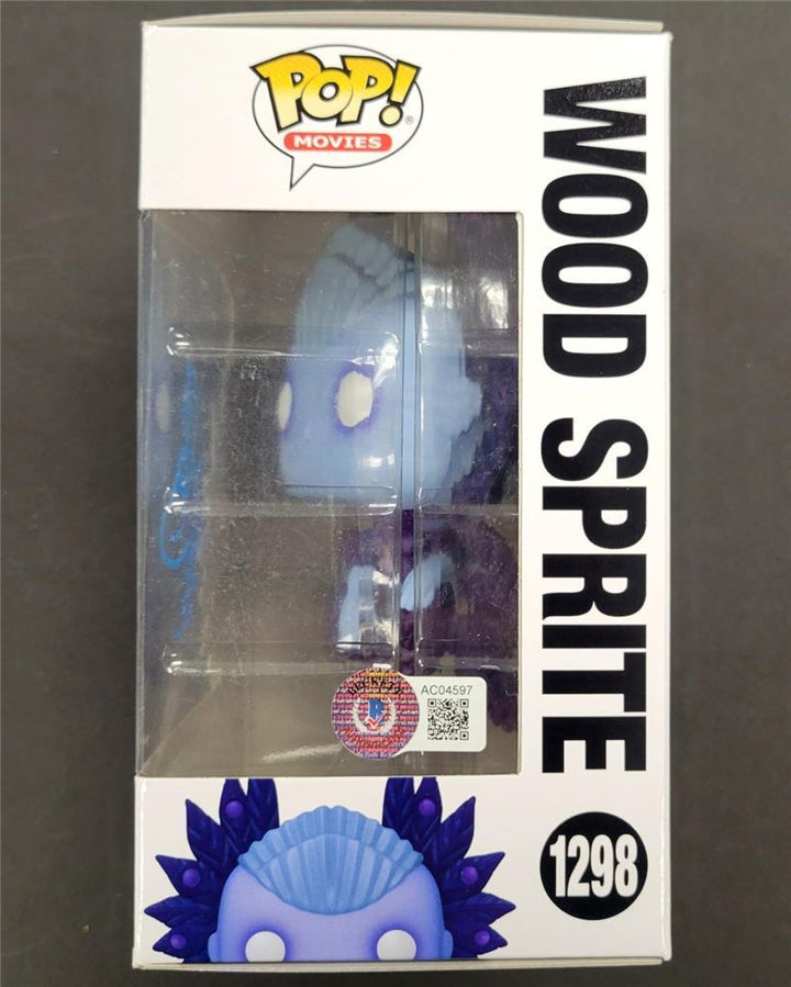 Mark Gustafson signed Pinocchio Wood Sprite Funko Pop! autograph (B) BAS Beckett