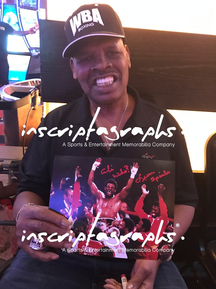 Leon Spinks Signed 8x10 Inscribed COA Inscriptagraphs Michael 8x Muhammad Ali