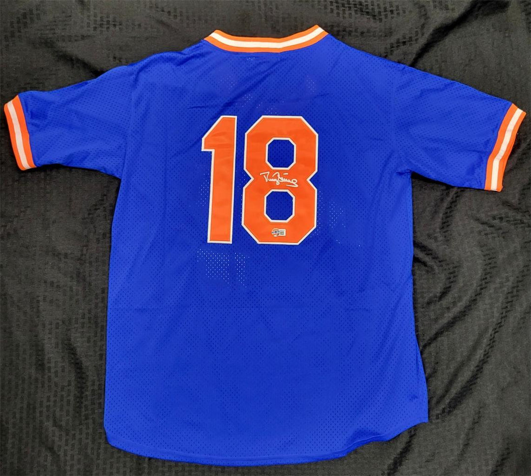 Darryl Strawberry FULL autograph signed New York Mets Jersey ~ BAS Witness Holo
