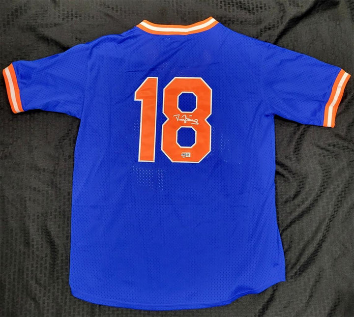 Darryl Strawberry FULL autograph signed New York Mets Jersey ~ BAS Witness Holo