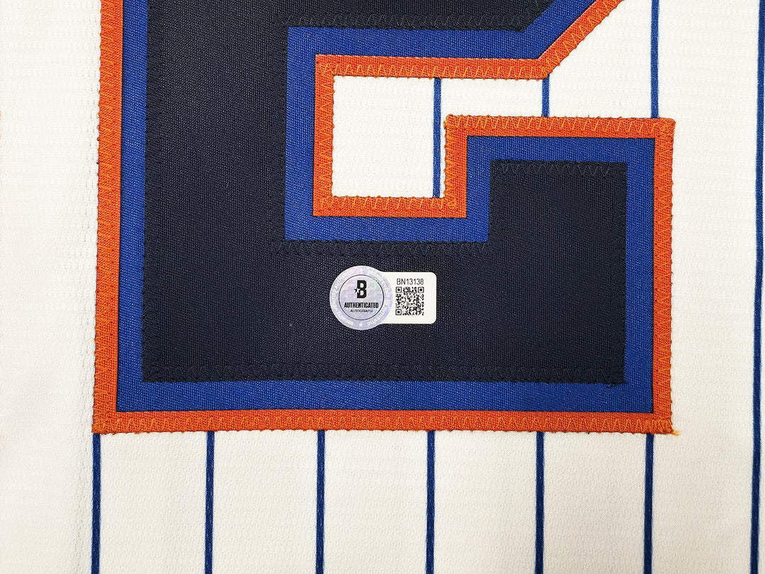 New York Mets Juan Soto Signed White Nike Jersey Size L Beckett