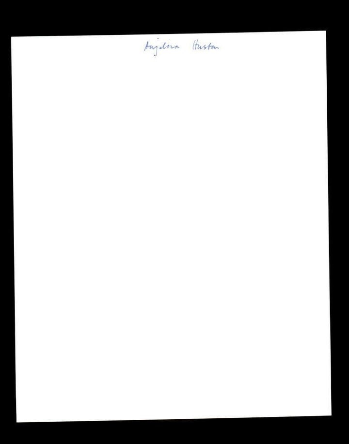 Angelica Huston JSA Coa Hand Signed 8x10 Photo Autograph