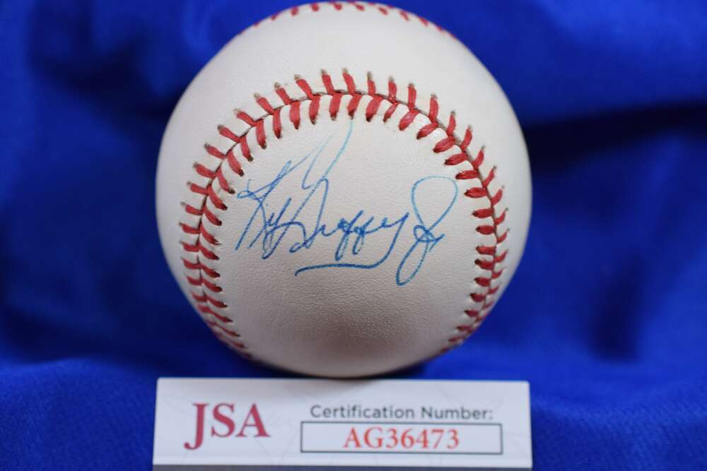 Ken Griffey Jr & Sr JSA Coa Autograph American League Signed Baseball