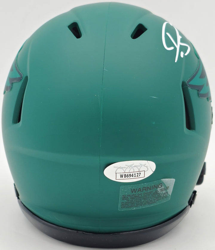 Darius Slay Jr. Signed Philadelphia Eagles Rave Green Speed Mini Helmet JSA