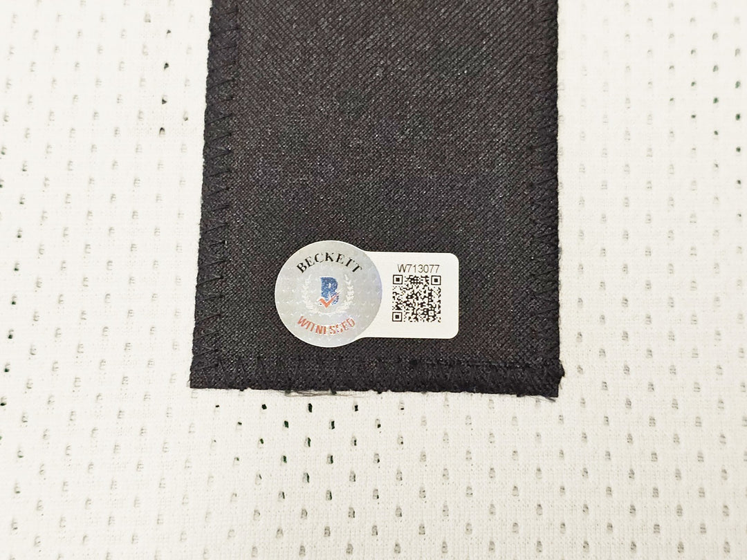 Jacksonville Jaguars Travis Etienne Autographed Signed White Jersey Beckett Wit