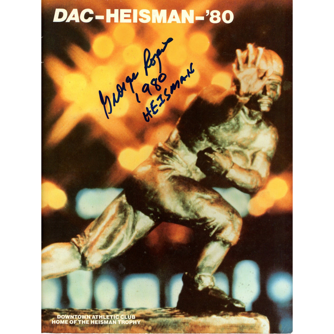George Rogers Autographed South Carolina Gamecocks Magaine Heisman JSA 55138