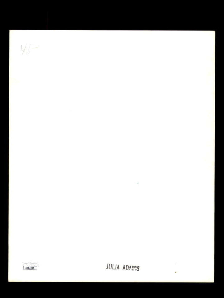 Julia Adams JSA Coa Signed 8x10 Photograph Autograph