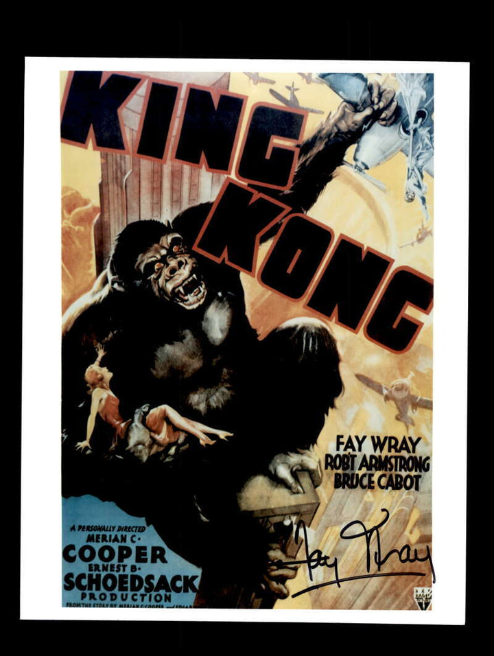Fay Wray PSA DNA Coa Signed 8x10 Photo King Kong Autographed