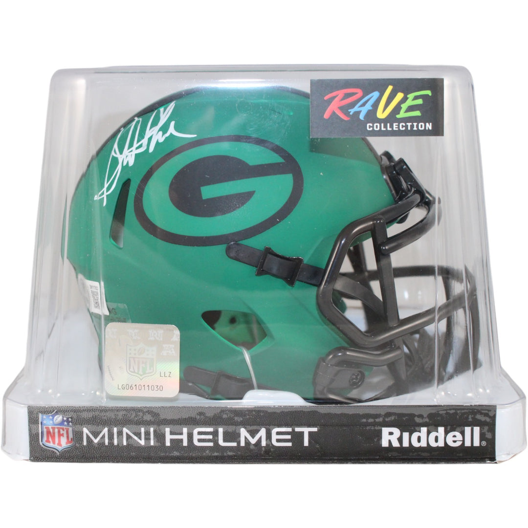 Sterling Sharpe Autographed Green Bay Packers Mini Helmet Rave Beckett 50913