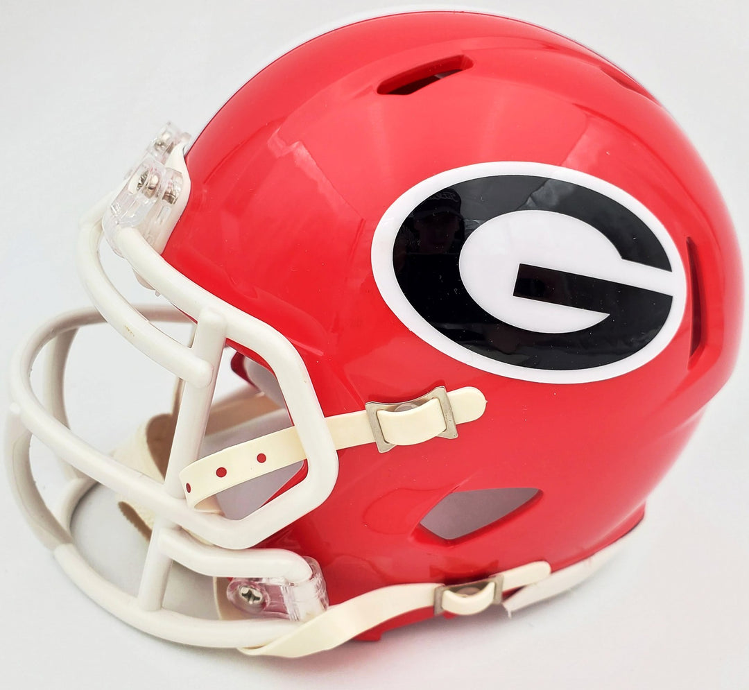 Herschel Walker Signed Georgia Bulldogs Speed Mini Helmet "Heisman 82" Beckett