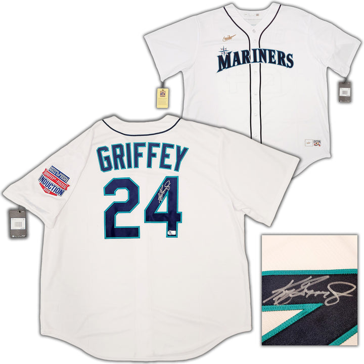 Seattle Mariners Ken Griffey Jr. Signed White Nike Cooperstown Edition Jersey