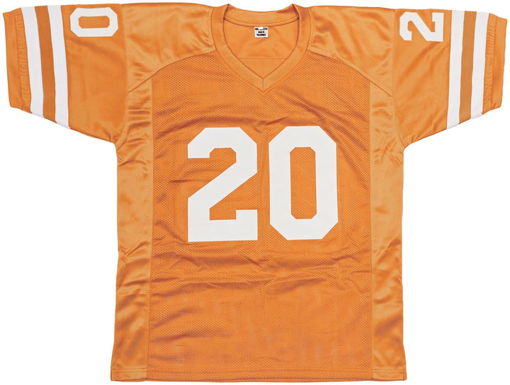 Texas Longhorns Earl Campbell Autographed Signed Orange Jersey JSA