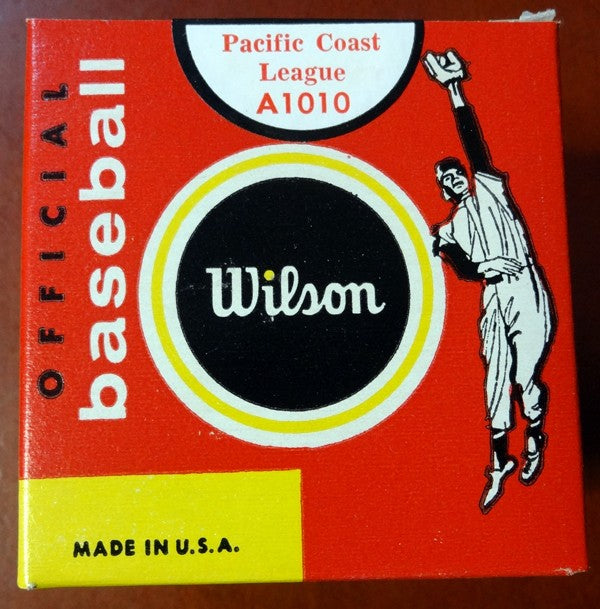 Unsigned Official Wilson Pacific Coast League Baseball Unsigned