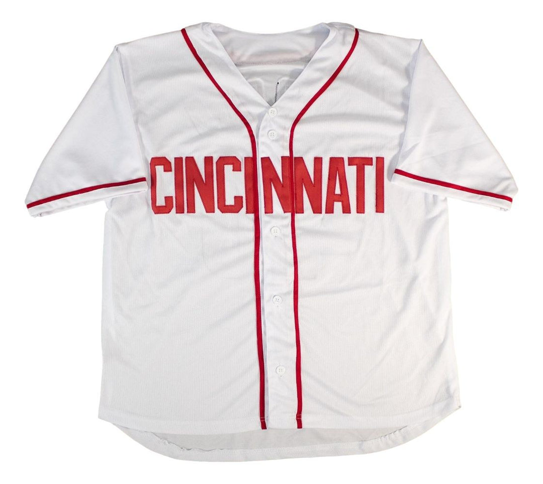 Nick Lodolo Cincinnati Signed White Baseball Jersey BAS