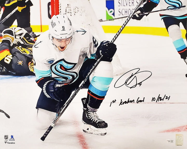 Ryan Donato Auto 16x20 Photo Seattle Kraken 1st Kraken Goal 10/12/21 Fanatics