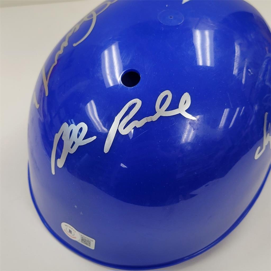 RARE 1980 Dodgers All-Star signed Helmet Garvey Russell Lopes autograph Beckett