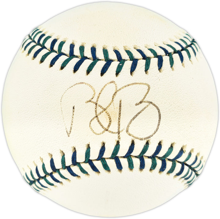Bret Boone Auto Signed Official 2001 ASG Logo Baseball Mariners MCS Holo 87021