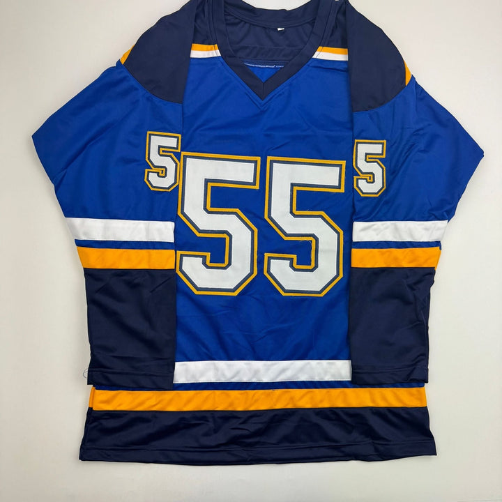 Autographed/Signed Colton Parayko St. Louis Blue Jersey Beckett BAS COA