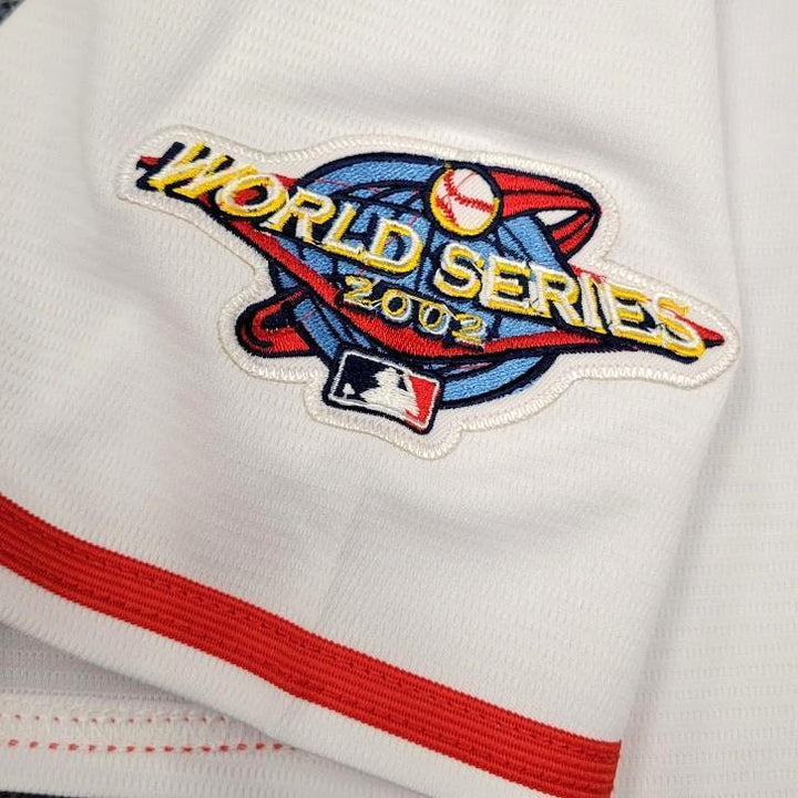 Troy Percival signed 2002 World Series Jersey autograph ~ BAS Beckett Witness