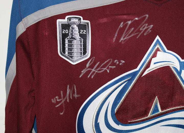 Colorado Avalanche Stanley Cup Team Signed Fanatics XL Jersey 20 Sigs BAS 37472