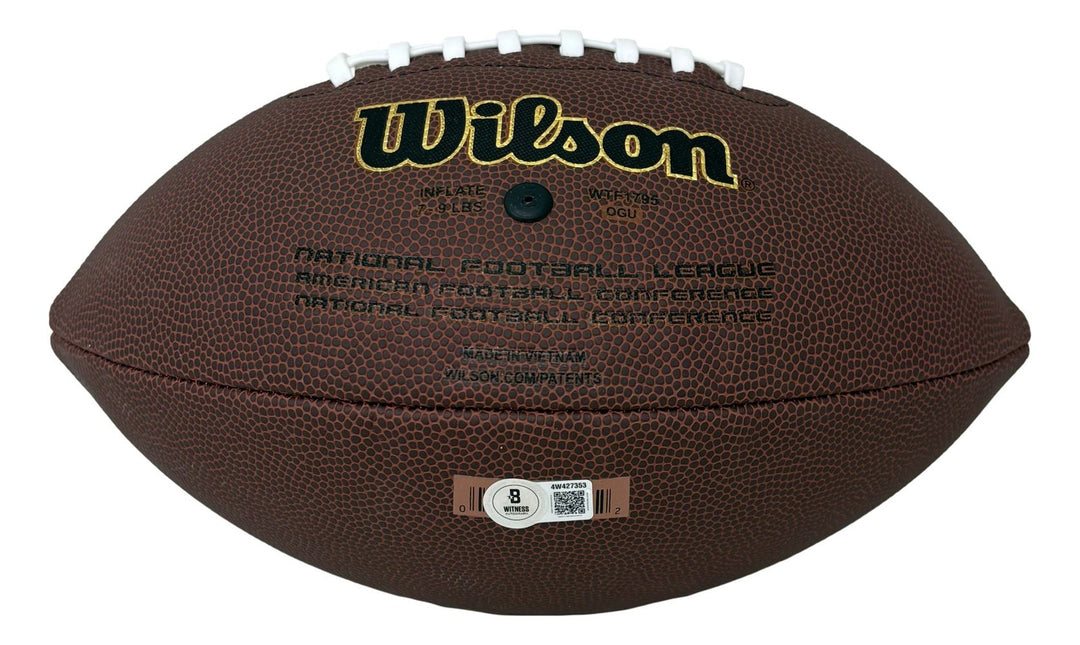 Kyren Williams Los Angeles Rams Signed Wilson Super Grip Football BAS
