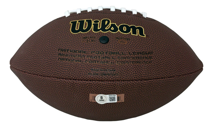Kyren Williams Los Angeles Rams Signed Wilson Super Grip Football BAS