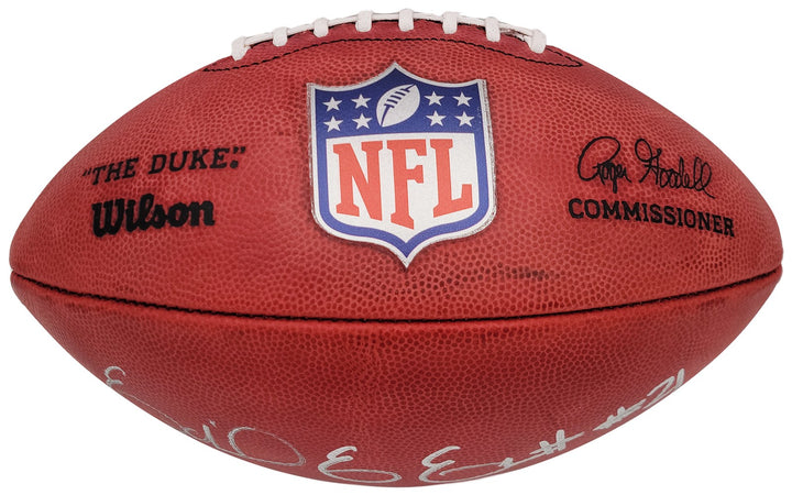 Ezekiel Elliott Signed Official NFL Leather Football Dallas Cowboys Beckett
