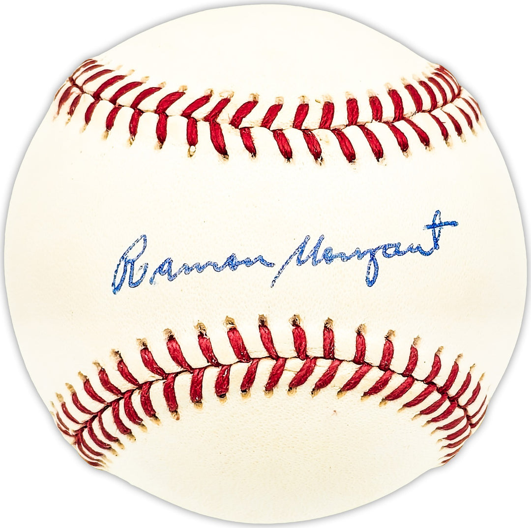 Ramon Monzant Autographed NL Baseball San Francisco Giants Beckett QR #BM25272