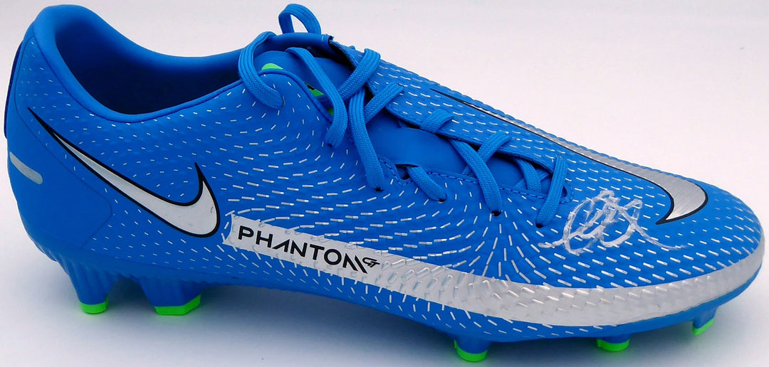 Mason Mount Signed Blue Nike Phantom Cleat Shoe Chelsea F.C. Size 10.5 Beckett