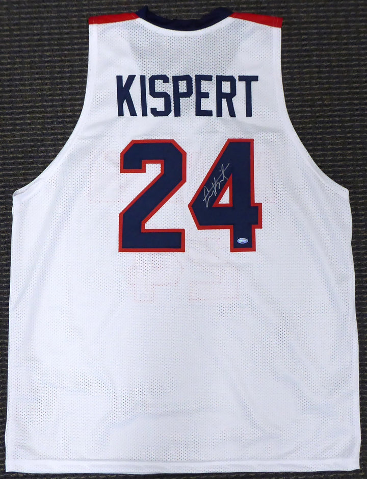 Gonzaga Bulldogs Corey Kispert Auto Signed White Jersey All American MCS Holo
