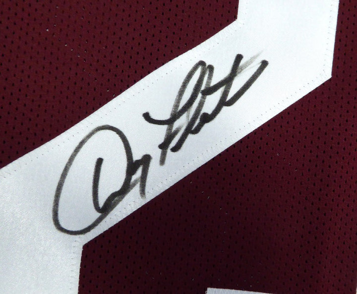 Boston College Eagles Doug Flutie Signed Red Jersey Beckett BAS