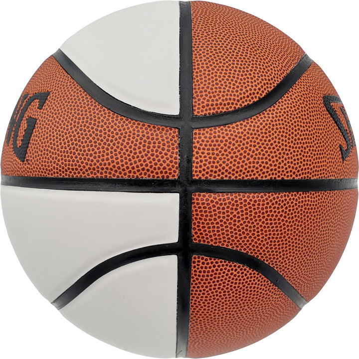 Damian Lillard Autographed Spalding Trail Blazers White Logo Basketball Beckett