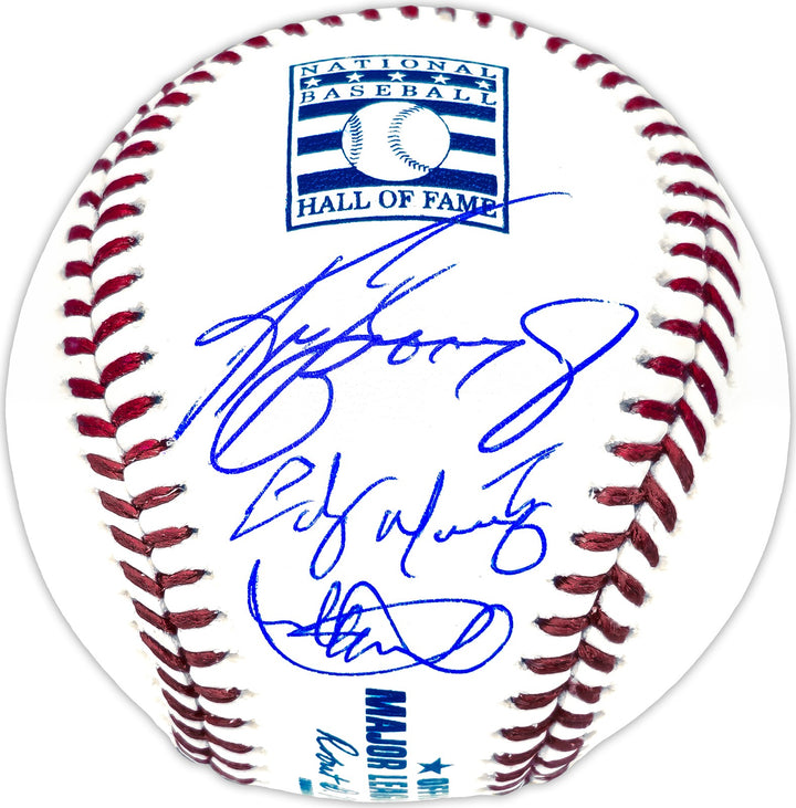 Ken Griffey Jr. Ichiro Suzuki Edgar Martinez Auto HOF Logo Baseball Mariners BAS