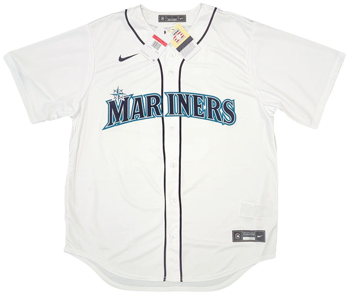 Seattle Mariners Ichiro Suzuki Signed White Nike Jersey Size L "#51" IS Holo