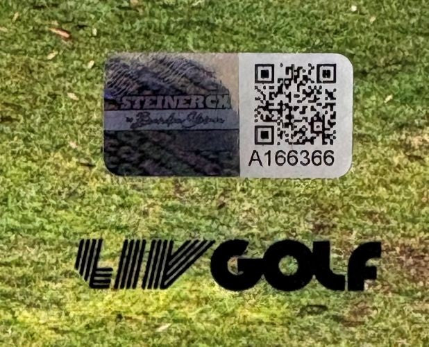 John Rahm Signed 8x10 LIV Golf Photo Steiner CX